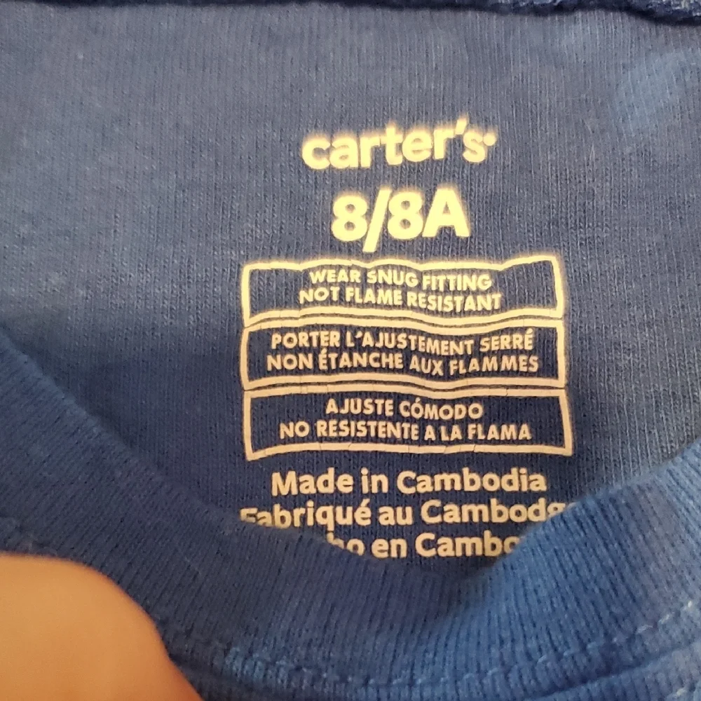 Carter's Blue 'Still Not Tired' Pajama Set